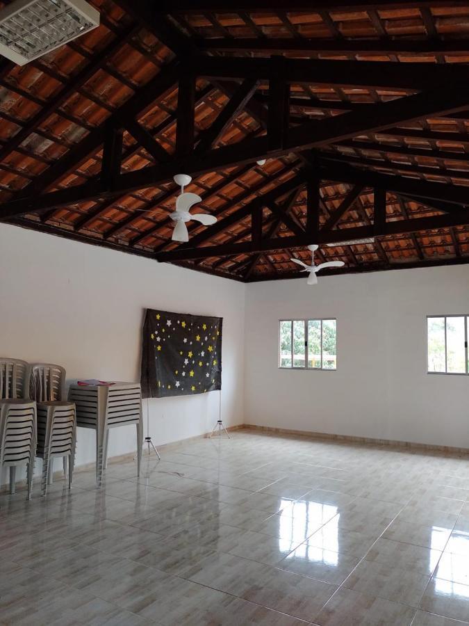Chacara Bella Vida Com Piscina Churrasqueira Salao De Festas Fogao A Lenha Quadra Aracariguama Extérieur photo