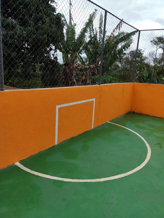 Chacara Bella Vida Com Piscina Churrasqueira Salao De Festas Fogao A Lenha Quadra Aracariguama Extérieur photo